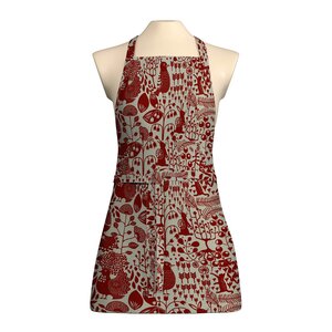 Arvidssons Textil Fyri forkle 65x85 cm rød