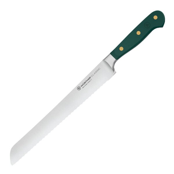 Wüsthof Classic Colour brødkniv 23 cm dobbelttannet Fresh Rosemary