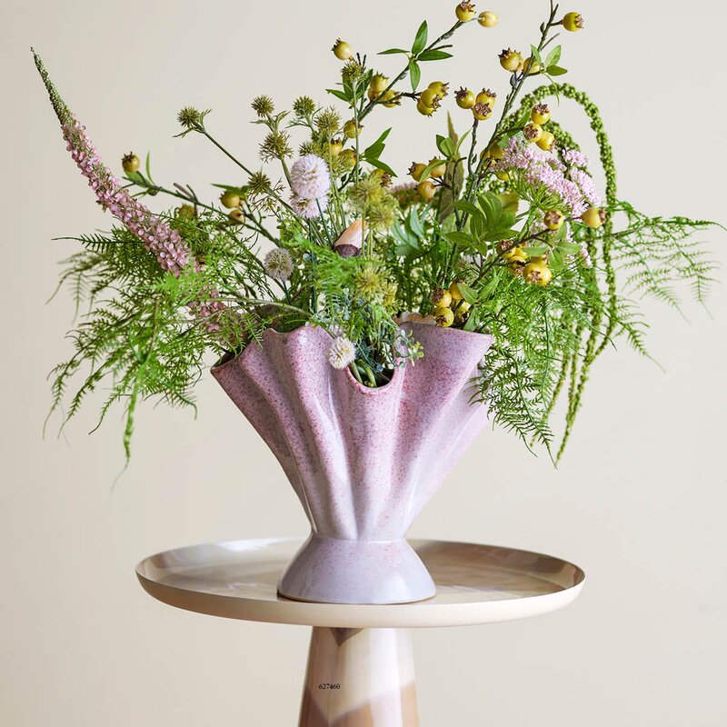 Bloomingville Plier vase 29 cm rose