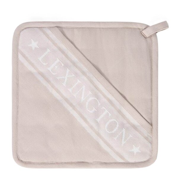 Lexington Icons gryteholder stjerne 25x25 cm beige/hvit