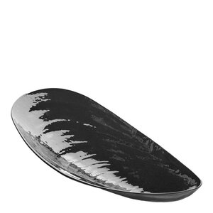 Serax Les Objets Mouleversants skål L 46x21,5 cm svart