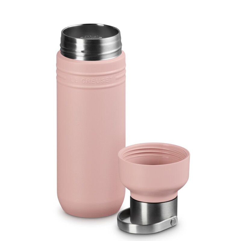 Le Creuset On The Go termoflaske 0,5L shell pink