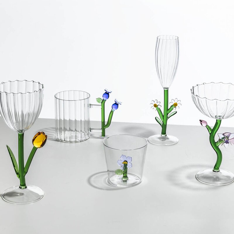 Ichendorf Milano Botanica vannglass 30 cl blomst lilla