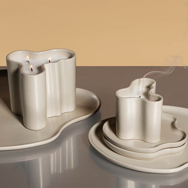 iittala Aalto duftlys 11 cm sand