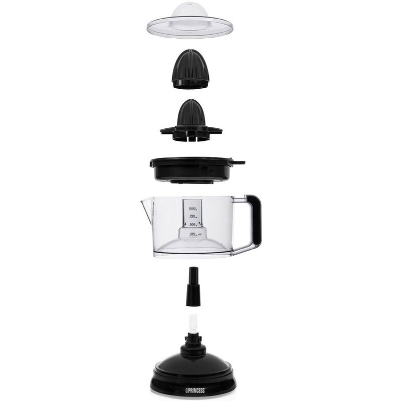 PRINCESS Juicepresser klassisk 10 cm 25W svart