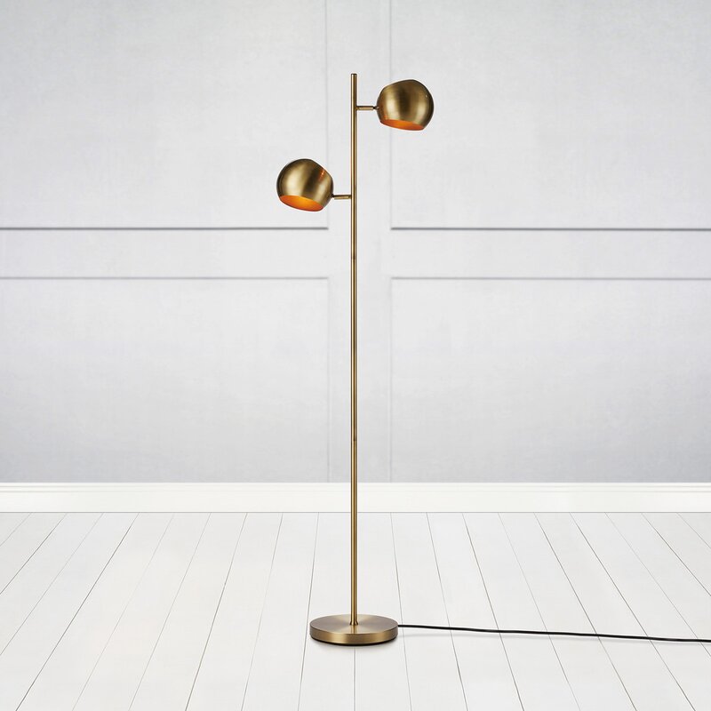 Markslöjd Edgar gulvlampe 145 cm antik