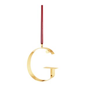 Georg Jensen Ornament pyntebokstav G gull