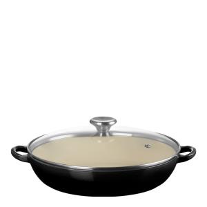 Le Creuset Buffetgryte med glasslokk 3,5L/30 cm black