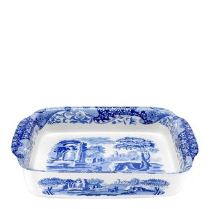 Spode Blue Italian ildfast form 29,7x22,1 cm blå/hvit