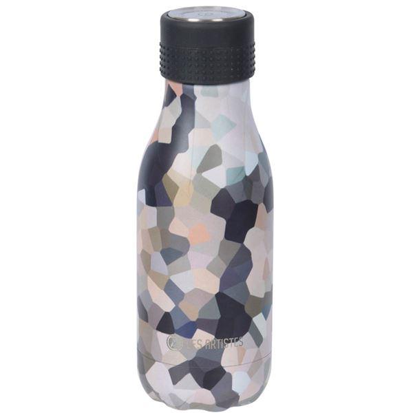 Les Artistes Bottle Up Design termoflaske 0,28L svart/brun