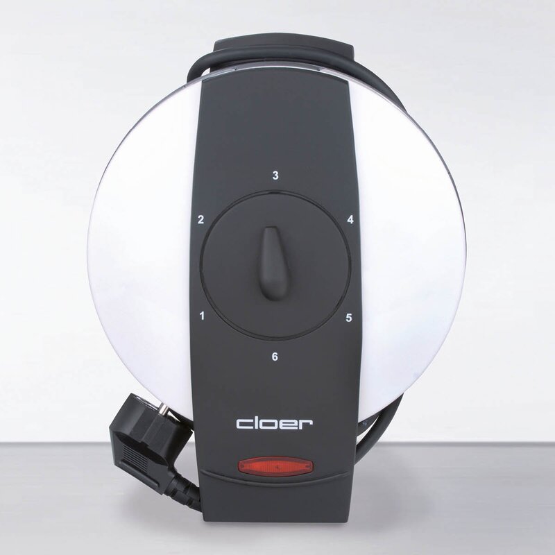 Cloer Cloer Waffle vaffeljern CL1621 hvit