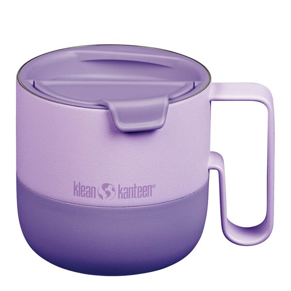 Klean Kanteen Rise kopp 41 cl med flipplokk Orchid Bloom