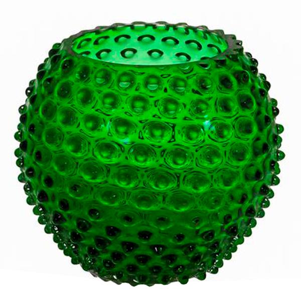 Klimchi Hobnail vase 25 cm dark green