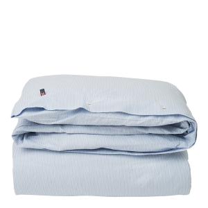 Lexington Icons pinpoint sengetøy 140x220 cm blå/hvit