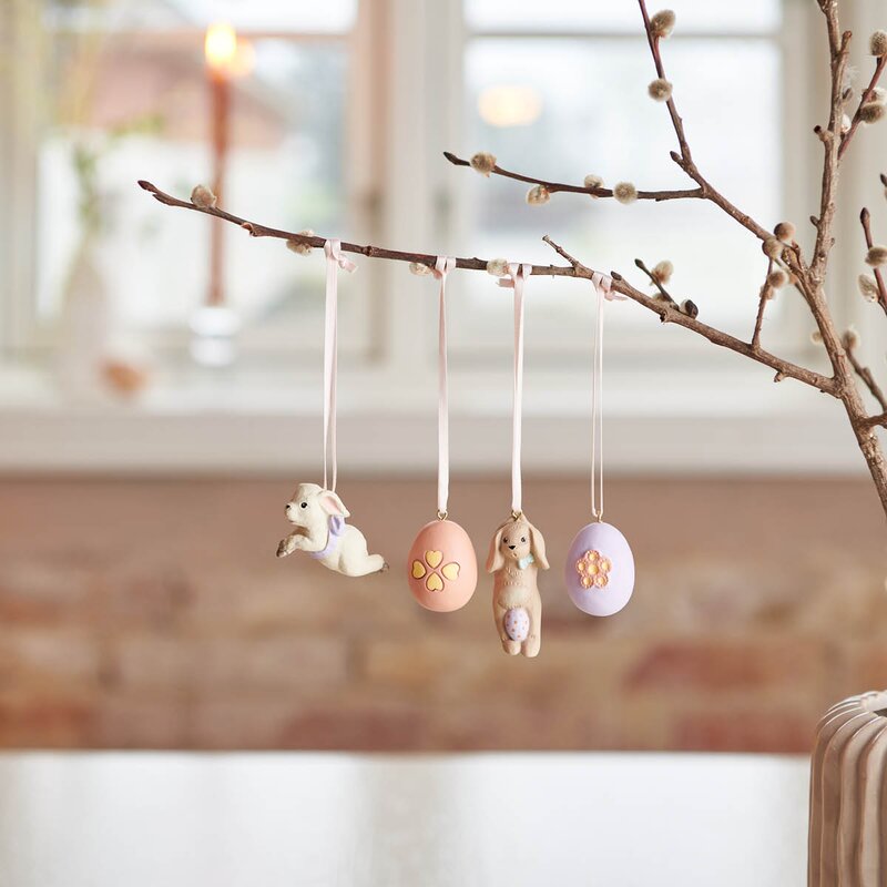 Klarborg Dyrebarn påskepynt 4 stk vår 2023