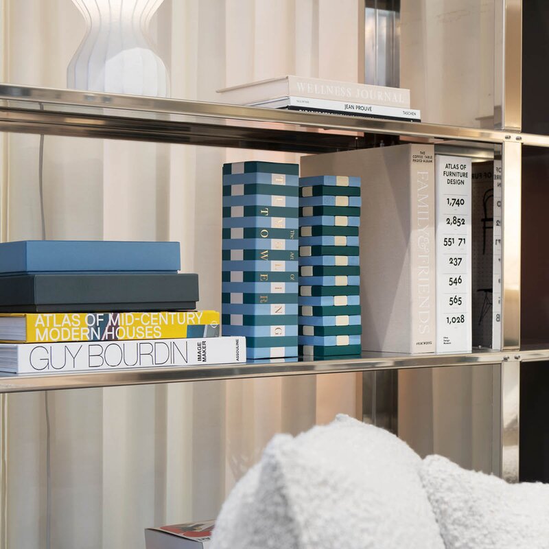 Printworks Tumbling Towers lekesett grønn/blå