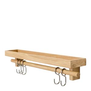 Wireworks Cook House hylle med stang 61 cm eik