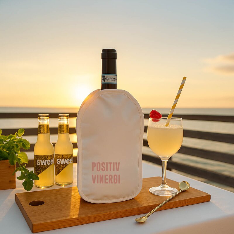 Pictureit Vinkjøler positiv vinenergi 15,5x23 cm hvit