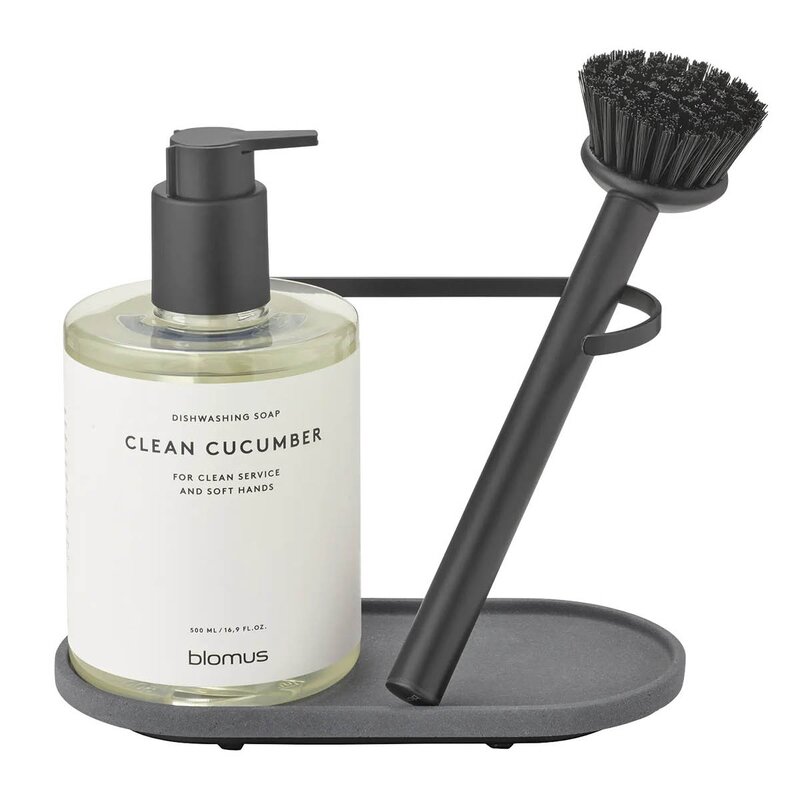 Blomus Dhuva oppvasksett 11,5 cm magnetgrå