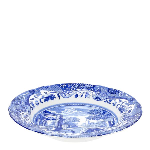 Spode Blue Italian tallerken dyp 23 cm blå/hvit