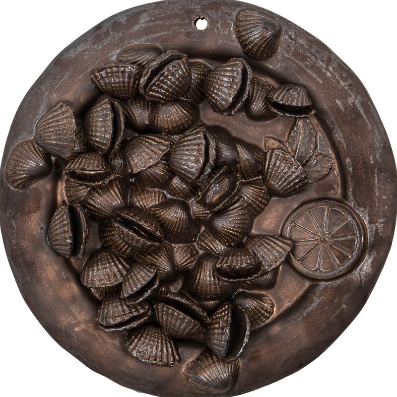 House Doctor Veggkunst Plate 20x3,5 cm 3 stk brun