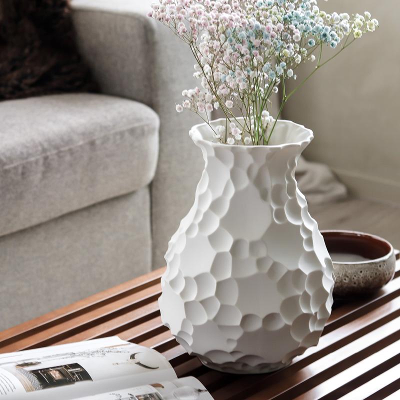 Stiernholm Moon vase 30,5 cm hvit