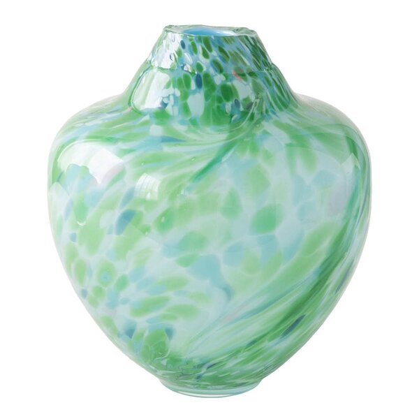 Magnor Unik skulptur kunstglass M 24 cm grønn multi 