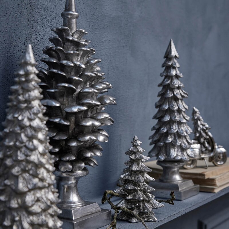 Lene Bjerre Gracie juledekorasjonstre 34 cm sølv