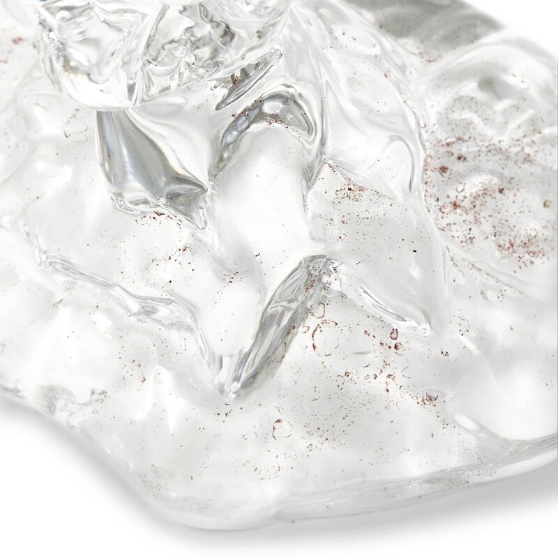 Pols Potten Drip lysestake i glass 14 cm klar