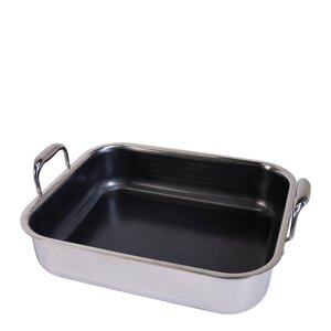 Gladkokken Hybrid Slipp-Lett høy langpanne 32x26,5x8 cm keramisk svart