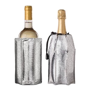 Vacu Vin Active Silver vin-champagnekjøler 23x16 cm