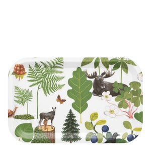 Arvidssons Textil Skogsliv brett 33x21 cm grønn