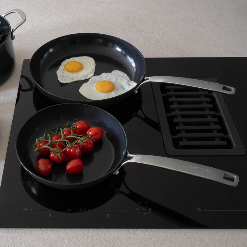 Combekk Element stekepannesett 2 deler 20 + 28 cm svart