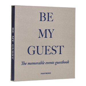 Printworks Gjestebok grå/navy