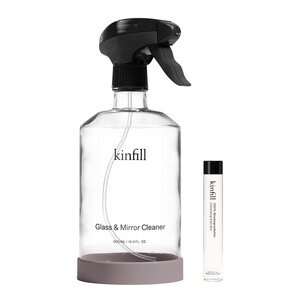 Kinfill Starter kit rengjøringsspray glass og speil 500 ml brun