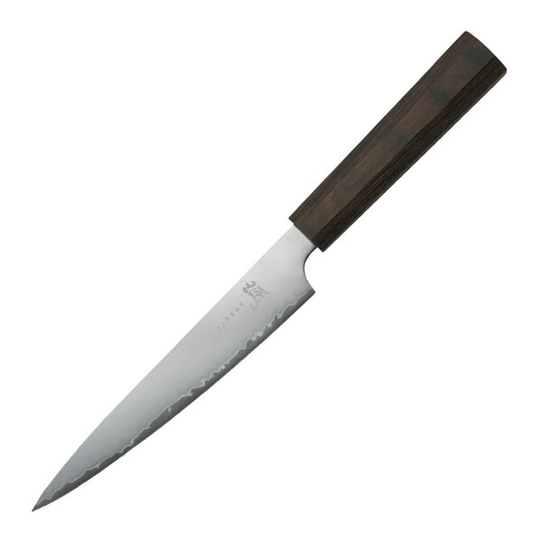 Yaxell Hana universalkniv 15 cm brun