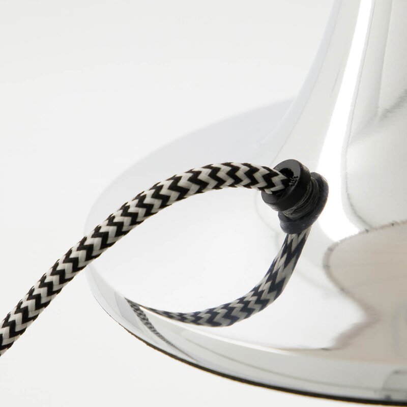 House Doctor Bordlampe Tulip 50x26 cm sølv