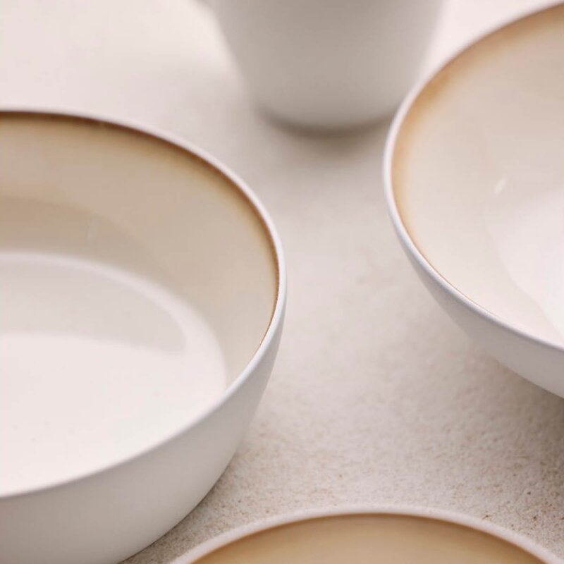 Bitz Gastro suppeskål 18 cm hvit/kremhvit