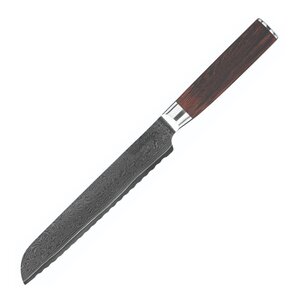 Gladkokken Damascus brødkniv 30 cm