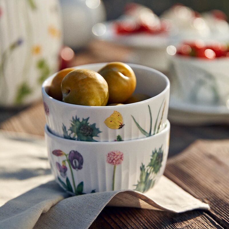 Kähler Hammershøi Summer skål 12 cm coastal flower