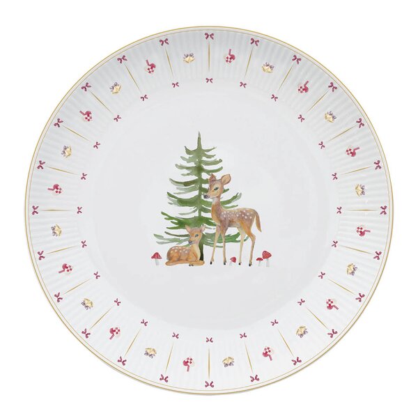 Aida Occasions Cozy Christmas middagstallerken 27 cm hvit