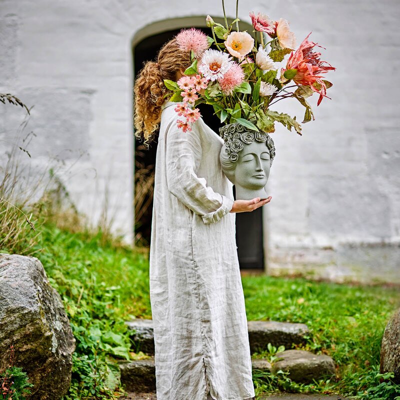 Bloomingville Dust bukett kunstige blomster 109 cm rosa