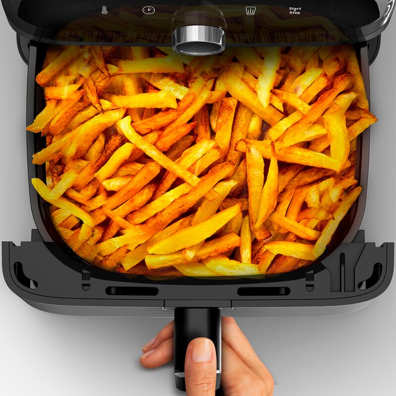 OBH Nordica Easy Fry Mega airfryer 7,5L svart/stål