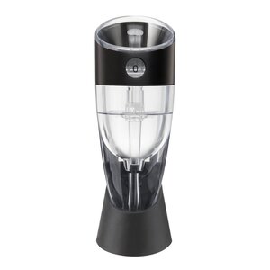 Innovine Justerbar vinlufter i rustfritt stål 11x19 cm grafitt