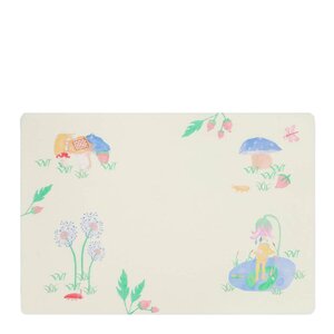Kähler Hammershøi Kids bordbrikke 43x30 cm hvit m/dekor