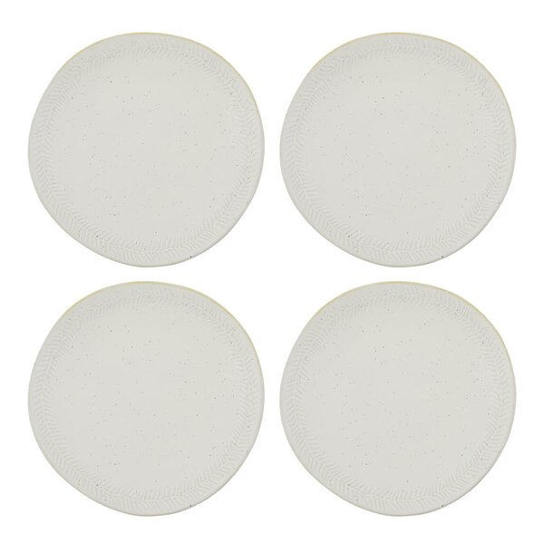 House Doctor Serve lunsjtallerken 22,5 cm 4 stk off-white