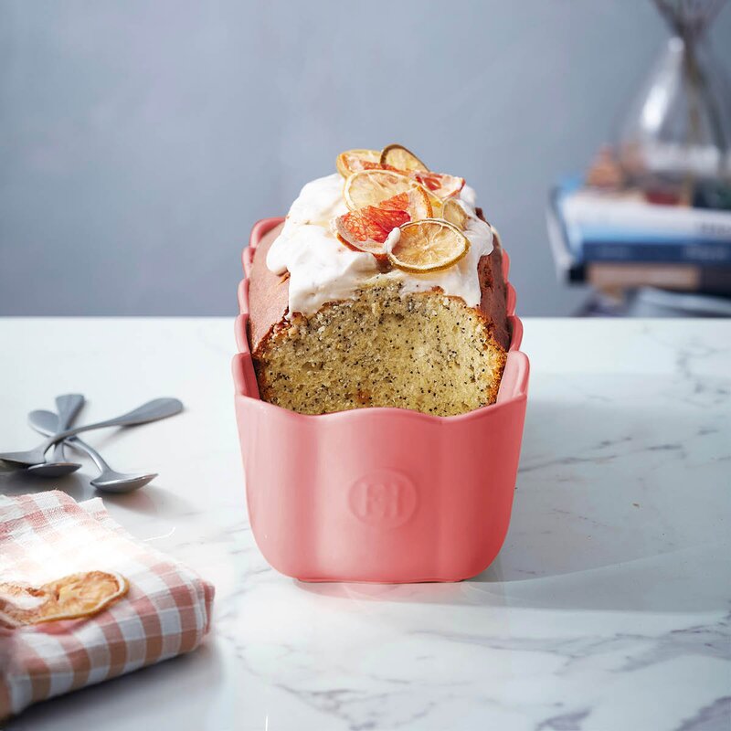 Emile Henry Madeleine brød-og kakeform 29x9 cm 2L Bubbelgum