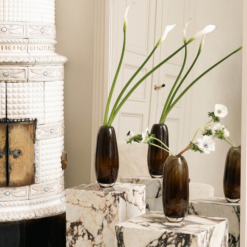 Magnor Lumo vase 30 cm brun