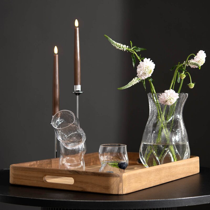 Stiernholm Organic Living vannglass 28 cl 4 stk klar