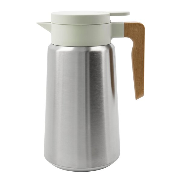 House Doctor Cole termokanne 1,8L sølvfinish/offwhite